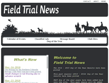 Tablet Screenshot of fieldtrialnews.com